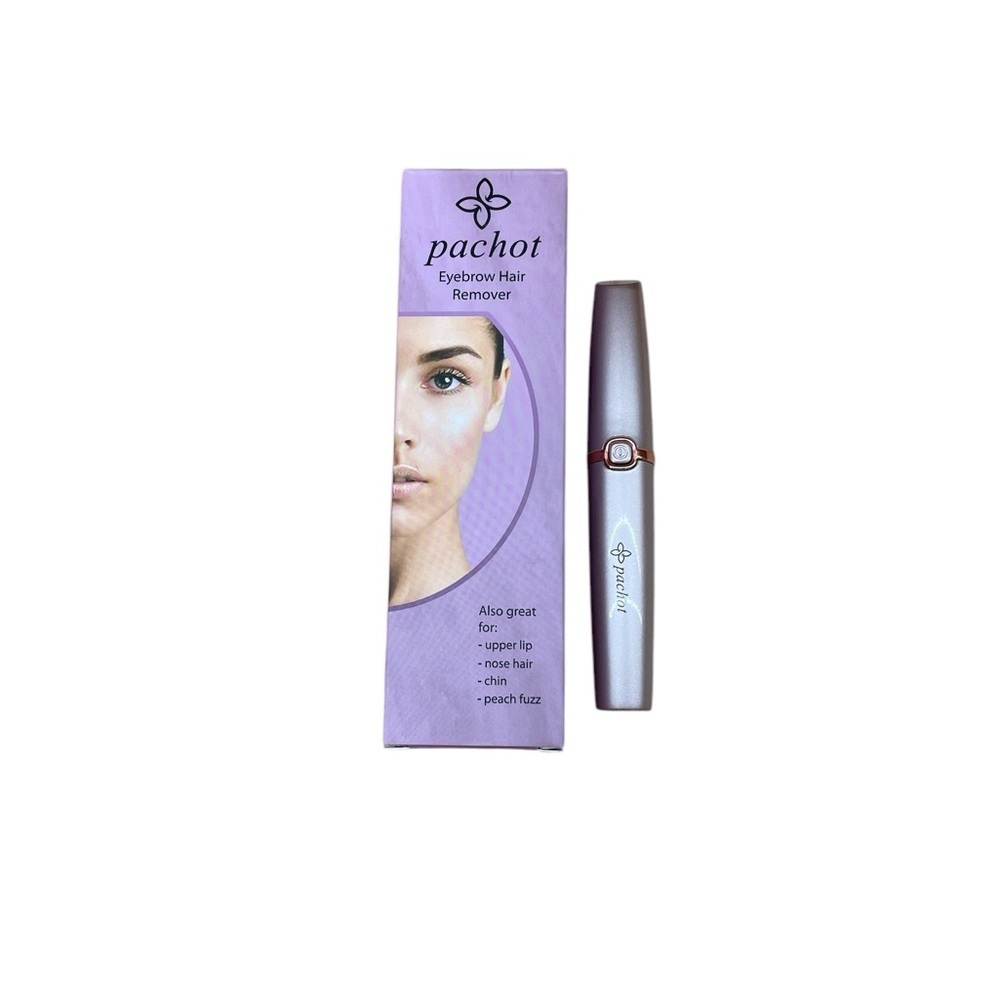 Eyebrow Hair Remover Pen Upper Lip Chin Nose Built in Light Pink New